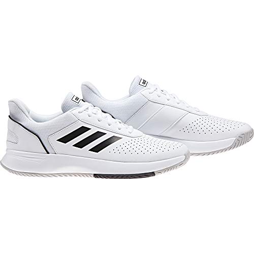 Adidas Courtsmash, Zapatillas de Tenis Hombre, Blanco (Ftwbla/Negbás/Gridos 000), 42 EU