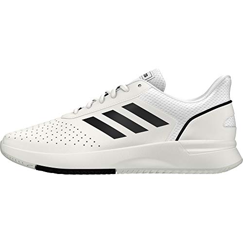 Adidas Courtsmash, Zapatillas de Tenis Hombre, Blanco (Ftwbla/Negbás/Gridos 000), 44 2/3 EU