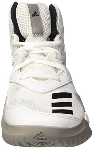adidas Crazy Team K, Zapatillas de deporte para Unisex niños, Blanco (Ftwbla / Negbas / Grpumg), 28