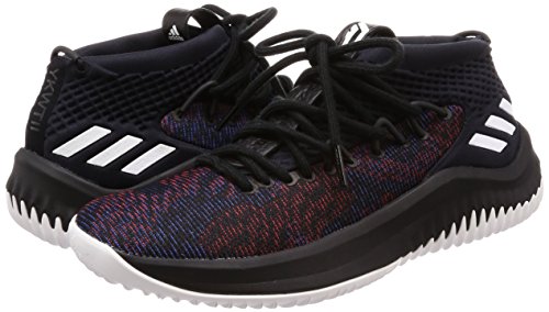Adidas Dame 4, Zapatillas de Deporte para Hombre, Negro (Negbas/Ftwbla/Negbas 000), 49 1/3 EU