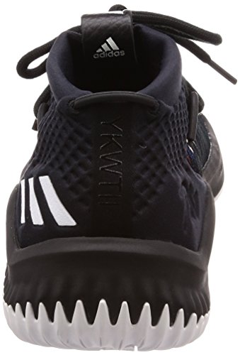Adidas Dame 4, Zapatillas de Deporte para Hombre, Negro (Negbas/Ftwbla/Negbas 000), 49 1/3 EU