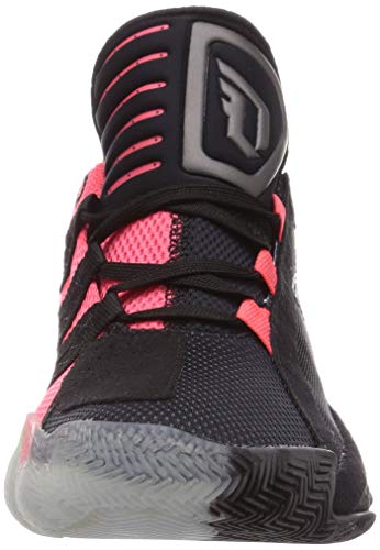 Adidas Dame 6 J, Zapatillas Deportivas, Core Black/Trace Grey Met. F17/SHOCK Red, 36 EU
