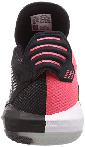 Adidas Dame 6 J, Zapatillas Deportivas, Core Black/Trace Grey Met. F17/SHOCK Red, 36 EU