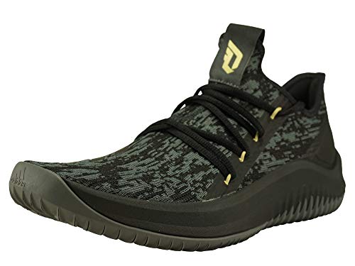 adidas Dame D.o.l.l.a, Zapatos de Baloncesto Hombre, Negro (Cblack/Grefiv/Gold MT Cblack/Grefiv/Gold MT), 46 2/3 EU