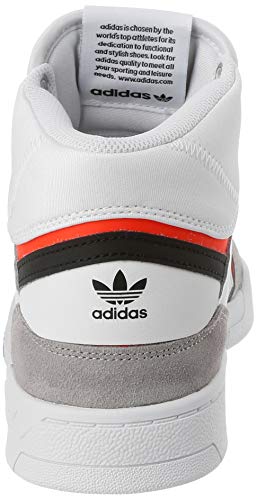 adidas Drop Step J, Zapatillas de Running Unisex Adulto, Multicolor (FTWR White/Light Granite/Solar Red Ee8755), 36 2/3 EU