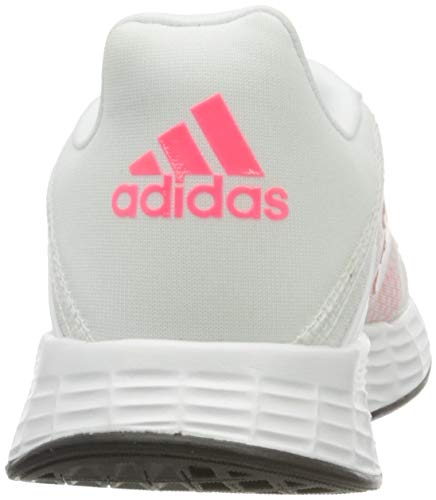 adidas Duramo SL, Sneaker Mujer, Footwear White/Footwear White/Signal Pink, 38 EU