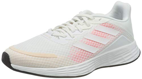 adidas Duramo SL, Sneaker Mujer, Footwear White/Footwear White/Signal Pink, 39 1/3 EU