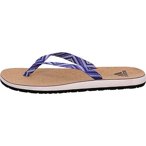Adidas Eezay Cork Flip Flop, Zapatos de Playa y Piscina Mujer, Blanco (Ftwbla/Tinnob/Azucen 000), 38 EU