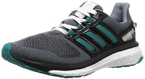 adidas Energy Boost 3 W, Zapatillas de Deporte para Mujer, Gris/Verde/Negro (Gris/Eqtver/Negbas), 36 2/3 EU