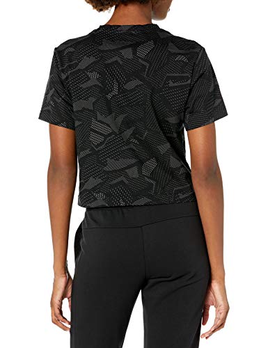 adidas Essentials All Over Print Camiseta, Negro/Blanco, XX-Large para Mujer