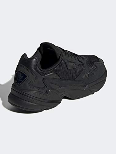 adidas Falcon W, Sneaker Mujer, Core Black/Core Black/Grey, 39 1/3 EU