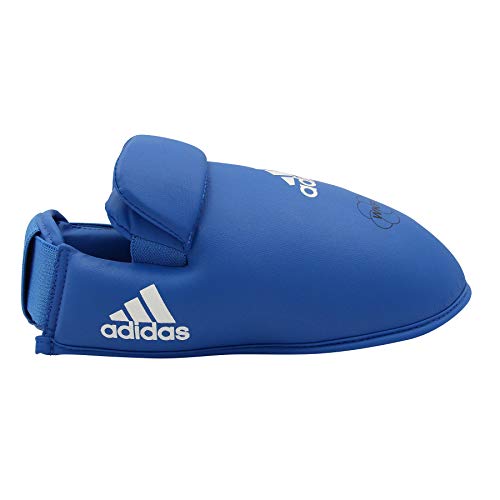 adidas Foot WKF Karate Martial Arts Protector de pies Hombre, Rojo, Medium
