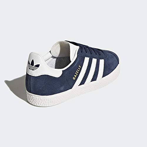 adidas Gazelle J Zapatillas de Deporte Unisex Niños, Azul (Collegiate Navy/Footwear White/Footwear White), 38 2/3 EU