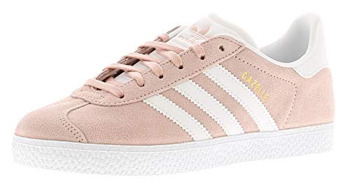 adidas Gazelle J, Zapatillas de Gimnasia Unisex Adulto, Rosa (Icey Pink F17/Ftwr White/Gold Met. Icey Pink F17/Ftwr White/Gold Met.), 37 1/3 EU