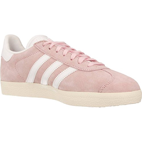 adidas Gazelle W, Zapatillas de Deporte Mujer, Rosa (Wonder Pink/Footwear White/Gold Metallic), 39 1/3 EU