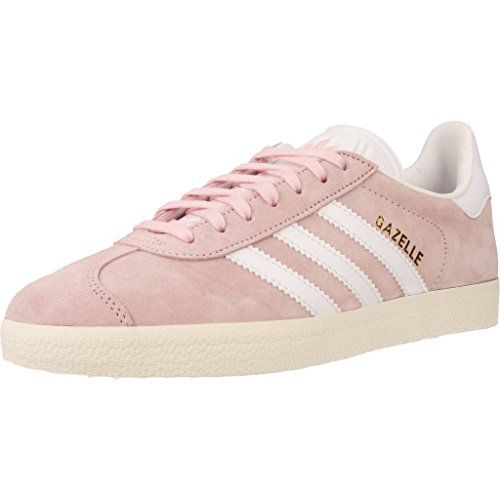 adidas Gazelle W, Zapatillas de Deporte Mujer, Rosa (Wonder Pink/Footwear White/Gold Metallic), 39 1/3 EU