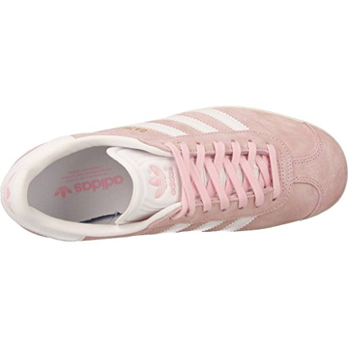 adidas Gazelle W, Zapatillas de Deporte Mujer, Rosa (Wonder Pink/Footwear White/Gold Metallic), 39 1/3 EU