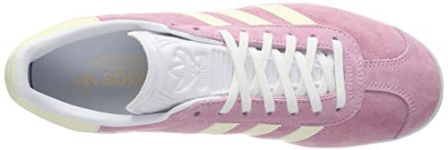 adidas Gazelle W, Zapatillas de Gimnasia Mujer, Rosa True Pink Ecru Tint S18 FTWR White True Pink Ecru Tint S18 FTWR White, 36 2/3 EU