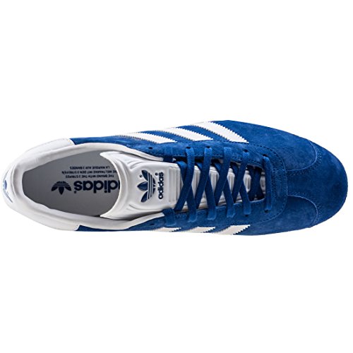 adidas Gazelle, Zapatillas de deporte Unisex Adulto, Azul (Collegiate Royal/White/Gold Metallic), 45 1/3 EU
