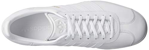 adidas Gazelle, Zapatillas de deporte Unisex Adulto, Blanco (Ftwr White/Ftwr White/Gold Metallic), 37 1/3 EU