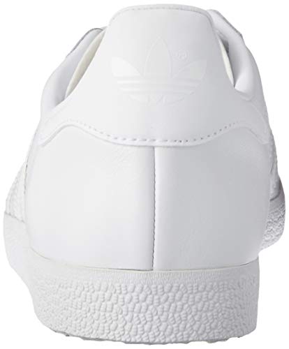 adidas Gazelle, Zapatillas de deporte Unisex Adulto, Blanco (Ftwr White/Ftwr White/Gold Metallic), 37 1/3 EU