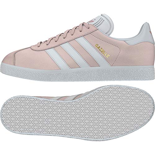 adidas Gazelle, Zapatillas de deporte Unisex Adulto, Varios colores (Vapour Pink/White/Gold Metalic), 44 EU