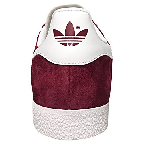 Adidas Gazelle, Zapatillas Hombre, Rojo (Collegiate Burgundy/Footwear White/Footwear White 0), 42 EU