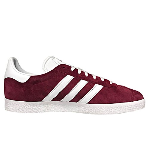 Adidas Gazelle, Zapatillas Hombre, Rojo (Collegiate Burgundy/Footwear White/Footwear White 0), 43 1/3 EU