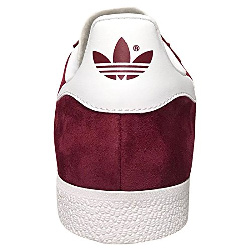 Adidas Gazelle, Zapatillas Hombre, Rojo (Collegiate Burgundy/Footwear White/Footwear White 0), 43 1/3 EU