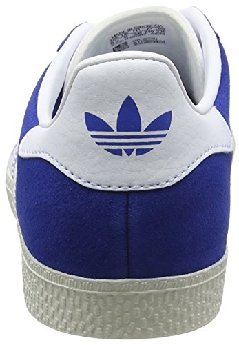adidas Gazelle, Zapatillas Unisex Adulto, Azul (Blue/FT White/Gold MT), 37 1/3 EU