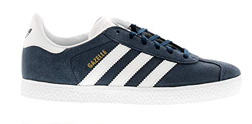 adidas Gazelle, Zapatillas Unisex Niños, Azul (Collegiate Navy/Footwear White/Footwear White 0), 35.5 EU