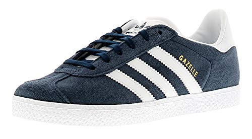 adidas Gazelle, Zapatillas Unisex Niños, Azul (Collegiate Navy/Footwear White/Footwear White 0), 35.5 EU