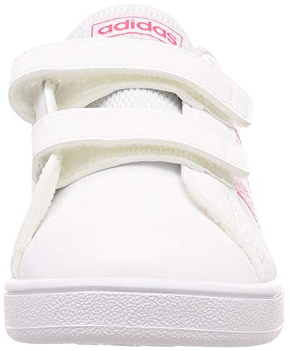 adidas Grand Court I, Zapatos de Tenis Bebé-Niños, FTWR White Real Pink S18 FTWR White, 24 EU