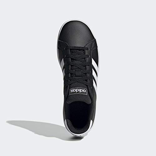 Adidas Grand Court K, Zapatos de Tenis, Noir Blanc Blanc, 38 2/3 EU