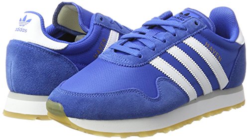 adidas Haven J, Zapatilla Baja Unisex niños, Azul (Azul/Ftwbla/Ftwbla), 38 2/3 EU