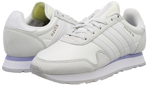 adidas Haven W, Zapatillas de Gimnasia Mujer, Blanco (Crystal White S16/crystal White S16/grey Two F17), 40 EU