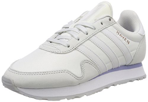 adidas Haven W, Zapatillas de Gimnasia Mujer, Blanco (Crystal White S16/crystal White S16/grey Two F17), 40 EU