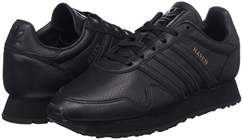 Adidas Haven, Zapatillas de Deporte para Niños, Negro Negbas/Cobsld 000), 37 1/3 EU