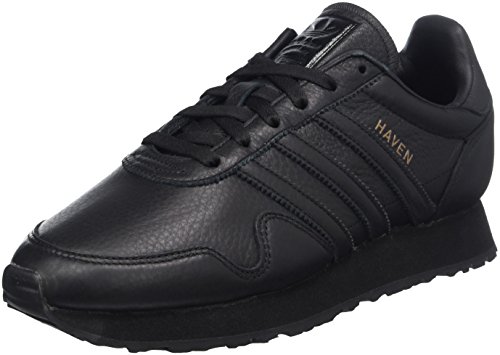Adidas Haven, Zapatillas de Deporte para Niños, Negro Negbas/Cobsld 000), 37 1/3 EU