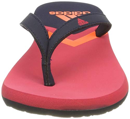 adidas Hawaiana Eezay, Chanclas para Mujer, Azul/Rosa (Legend Ink/Active Pink/True Orange), 37 EU