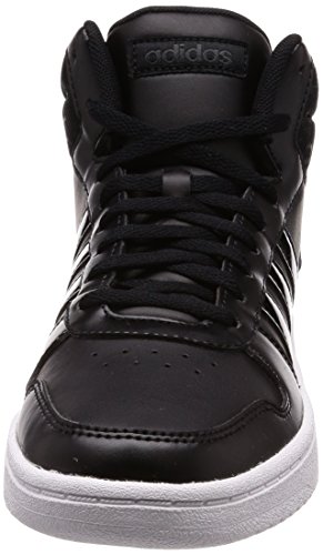 Adidas Hoops 2.0 Mid W, Zapatillas de Deporte para Mujer, Negro (Negbás/Negbás/Carbon 000), 37 1/3 EU