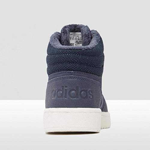 adidas Hoops 2.0 Mid, Zapatos de Baloncesto Mujer, Azul (Trace Blue F17/Trace Blue F17/Active Teal Trace Blue F17/Trace Blue F17/Active Teal), 36 2/3 EU