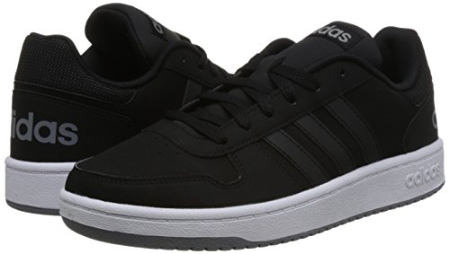 Adidas Hoops 2.0, Zapatillas de Deporte para Hombre, Negro (Negro 000), 42 EU