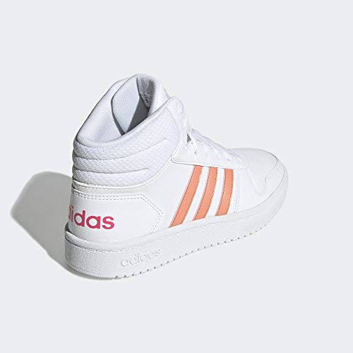 Adidas Hoops Mid 2.0 K, Zapatillas de Baloncesto Unisex niño, Multicolor (Ftwbla/Semcor/Rosrea 000), 31 EU