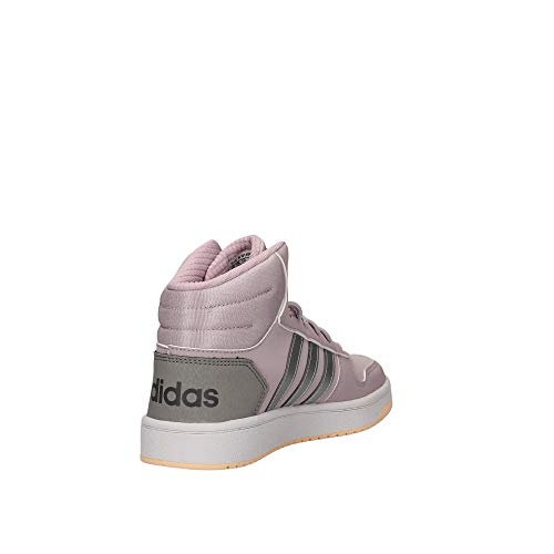 adidas Hoops Mid 2.0 K, Zapatos de Baloncesto Unisex Adulto, Morado (Mauve/Matte Silver/Light Granite Mauve/Matte Silver/Light Granite), 37 1/3 EU