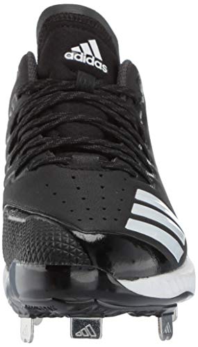 Adidas Icon Bounce - Botas de béisbol para hombre, Negro (negro/blanco/carbón), 50 EU