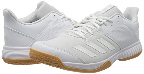 adidas Ligra 6, Zapatillas de vóleibol Mujer, Blanc Blanc Gomme, 38 2/3 EU