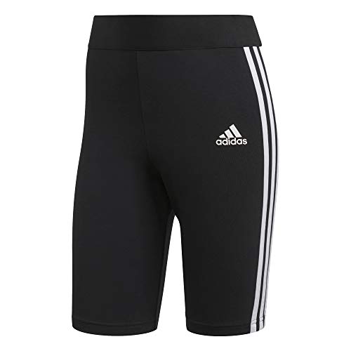 adidas Must Haves 3 Stripes - Mallas cortas para mujer blanco/negro XS