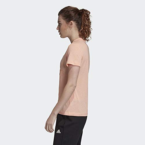 adidas Must Haves Badge of Sport - Camiseta para Mujer, Color Naranja, Mujer, Camisetas, EB3795, Albaricoque, Medium