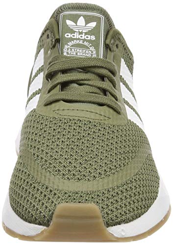 adidas N-5923, Zapatillas de Gimnasia Hombre, Verde (Raw Khaki/FTWR White/Gum4 Raw Khaki/FTWR White/Gum4), 42 EU